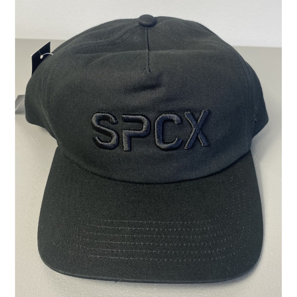 SpaceX SPCX Official IPO Launch Party Snapback Cap Black Embroidered Cap